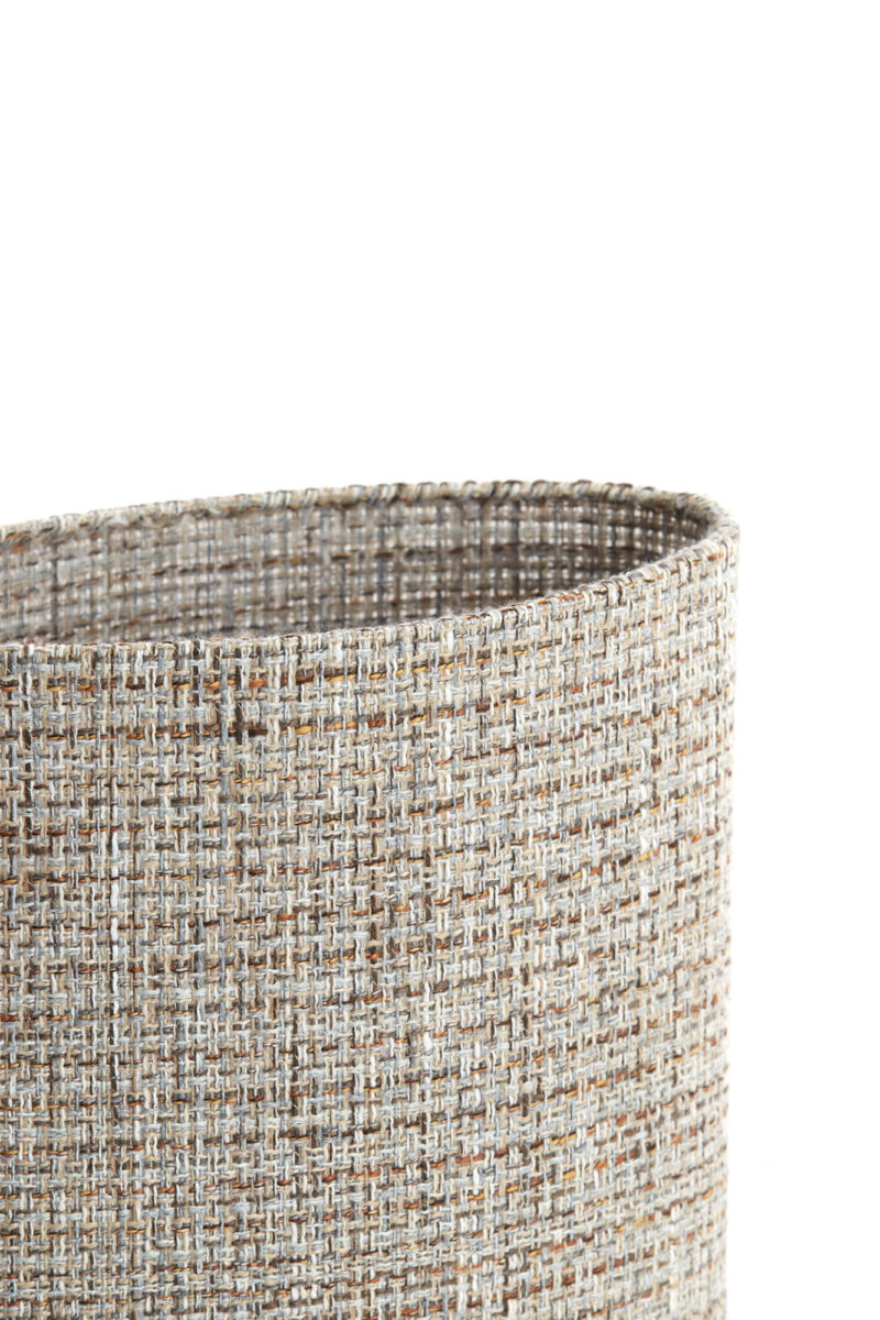 Pantalla de lámpara de estructura beige de tela Light & Living Okavi - H. 25 cm - Imagen 6
