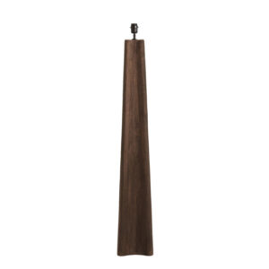 Base de lámpara de madera marrón oscuro Light & Living Navelli - H. 125 cm
