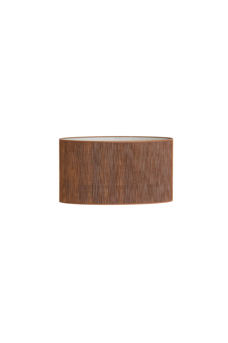 Lámpara de cilindro marrón para ambiente Light & Living Penny - H. 25 cm - Imagen 2