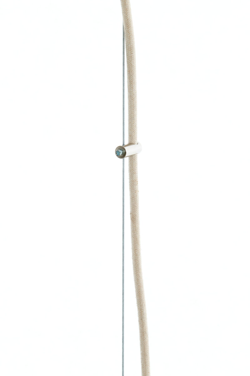 Lámpara colgante de tela marrón con rayas Light & Living Kozana - Ø 48 cm - Imagen 6