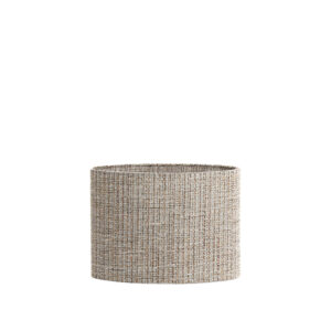 Pantalla de lámpara en forma de cilindro beige Light & Living Okavi - H. 28 cm