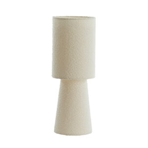Lámpara de tela color crema Light & Living Mikkel - H. 58 cm