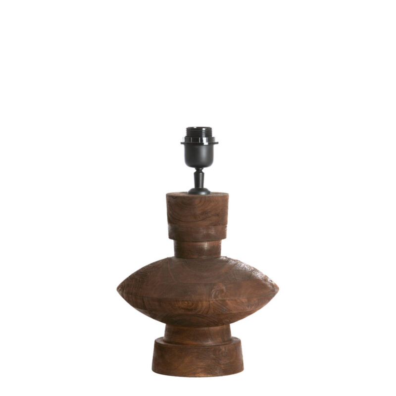 Base de lámpara de madera diseño Light & Living Fiera - H. 25 cm
