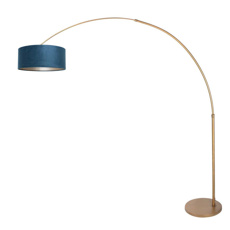 Lámpara bronce con pantalla azul Steinhauer Sparkled Light - Imagen 2
