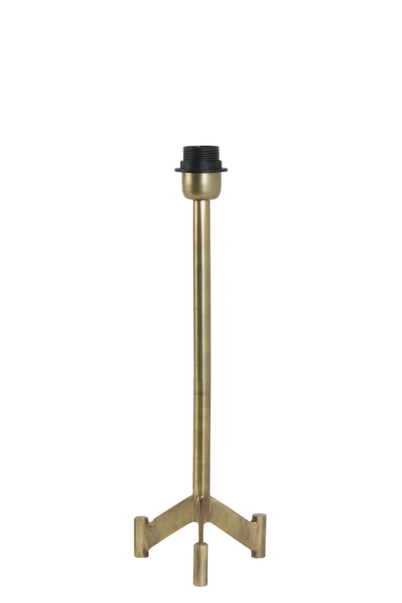 Lámpara de mesa antigua de oro Light & Living Dennis - H. 40 cm - Imagen 2