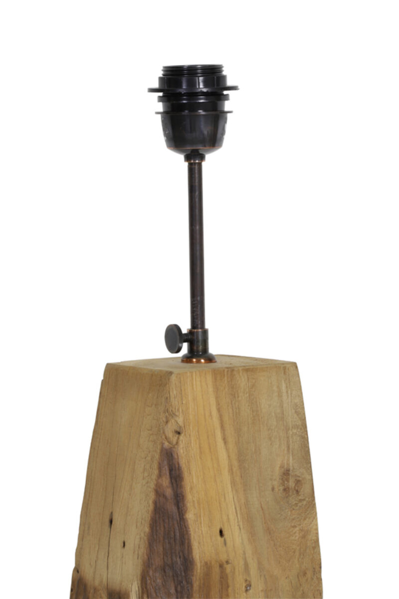 Base de lámpara de madera con apariencia natural Light & Living Karlovo - H. 144 cm - Imagen 8