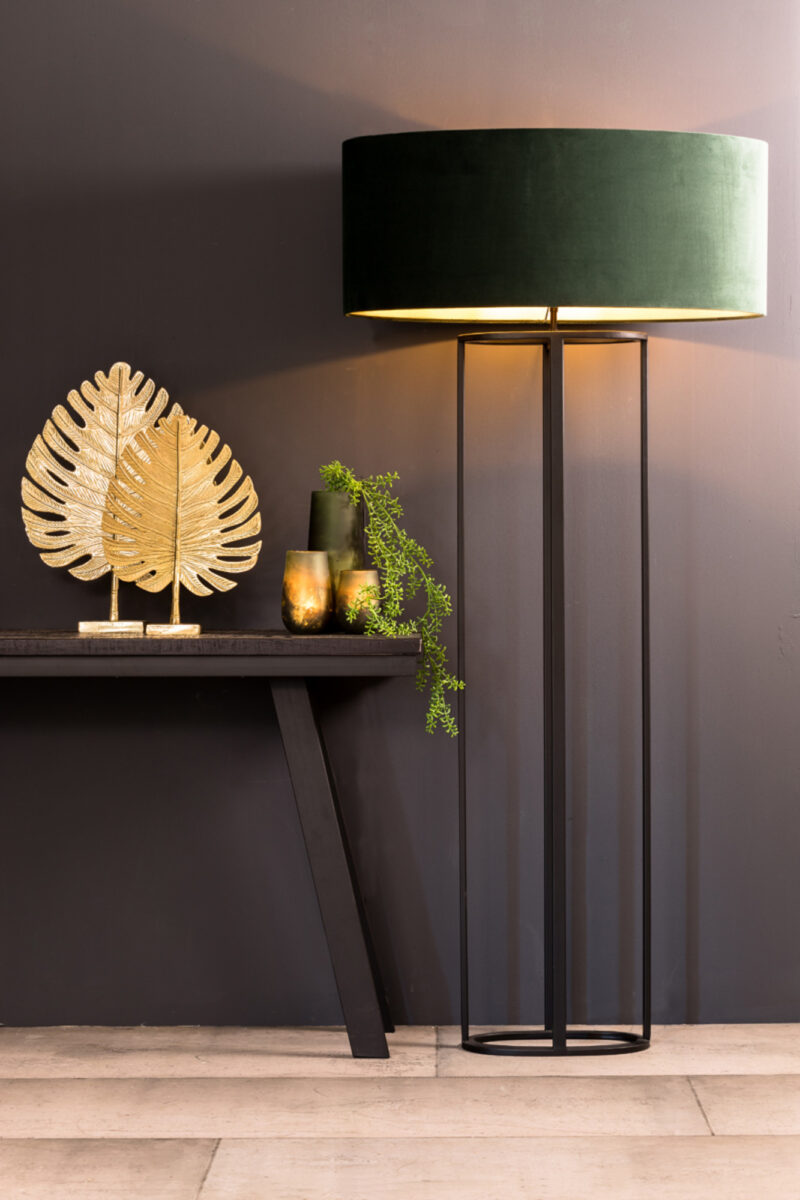 Lámpara de pie negra de metal Light & Living Mylo – H. 145 cm - Imagen 4