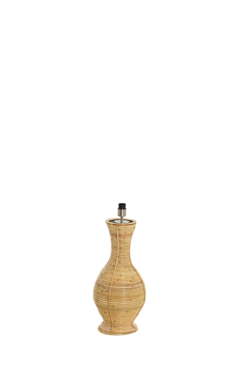 Base de lámpara de mimbre en forma de jarrón Light & Living Bupak - H. 60 cm - Imagen 2