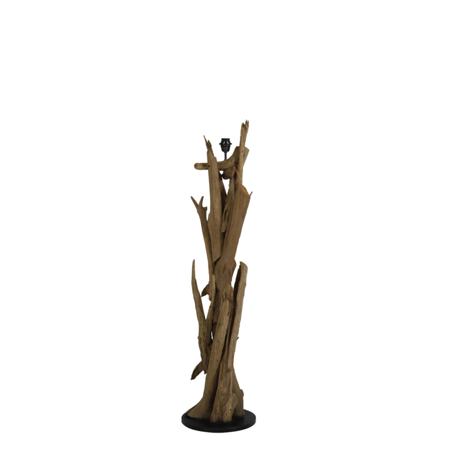 Base de lámpara de madera rústica Light & Living Vidin - H. 133 cm