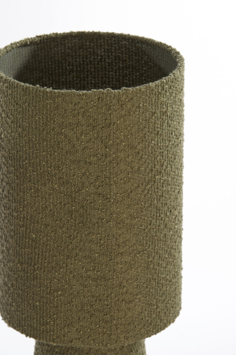 Lámpara de mesa cilíndrica verde Light & Living Mikkel - H. 58 cm - Imagen 6