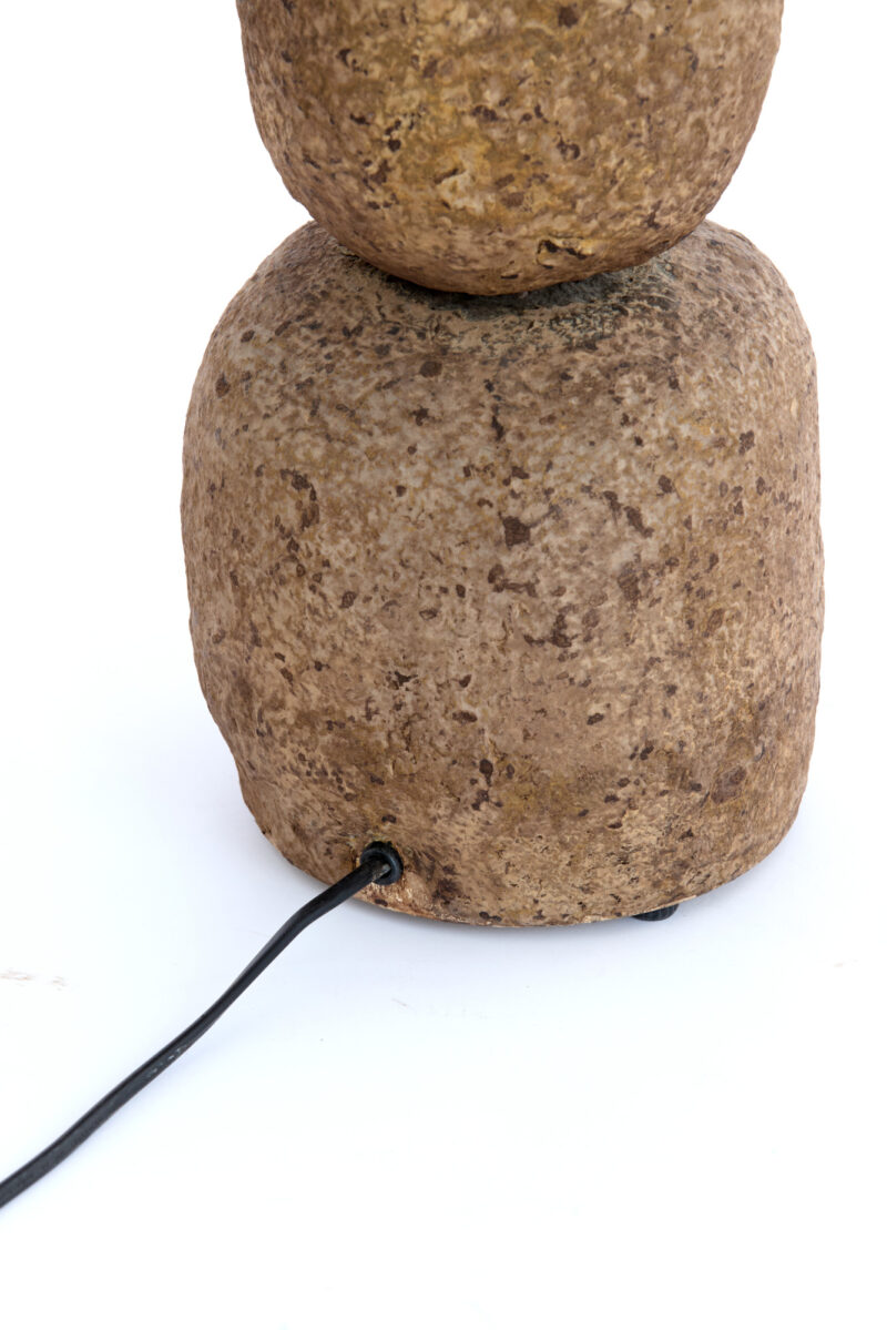 Base de lámpara de piedra diseño rústico Light & Living Marree - H. 72 cm - Imagen 5