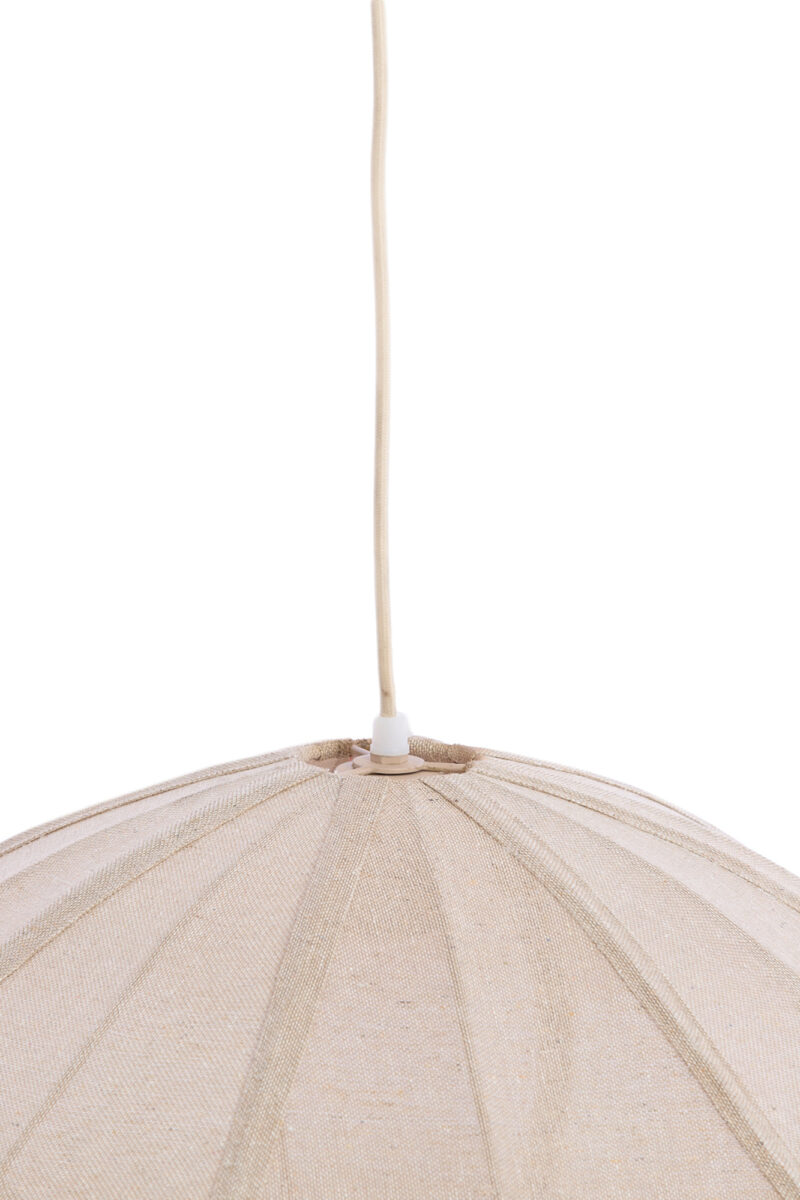 Lámpara colgante beige de tela estilo minimalista Light & Living Cesano - Ø 50 cm - Imagen 3