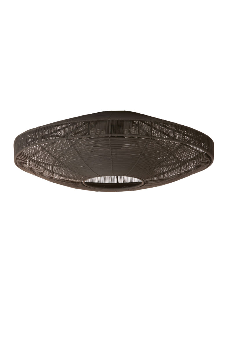 Lámpara de techo negra con diseño trenzado Light & Living Bahala – An. 51 cm - Imagen 2