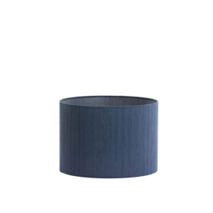 Pantalla de lámpara en forma cilíndrica de color azul Light & Living Harper - Ø 30 cm