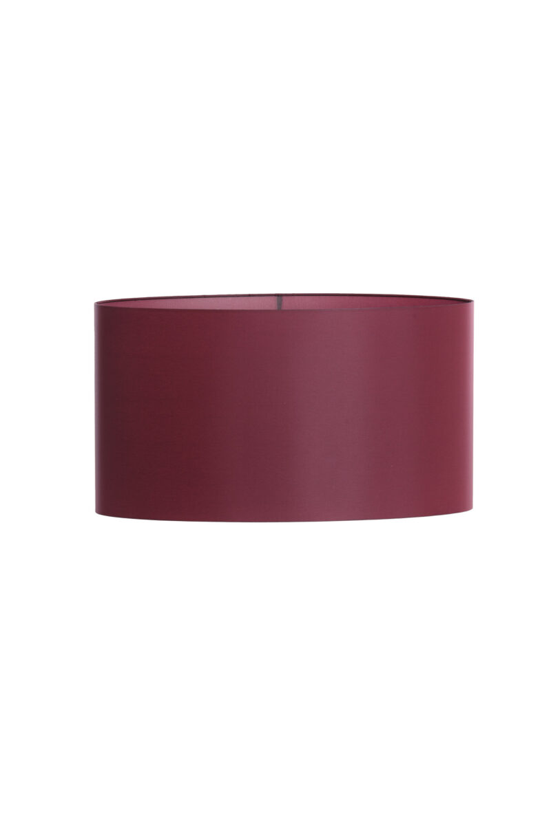 Pantalla de tela burdeos Light & Living Imani - H. 32 cm - Imagen 2