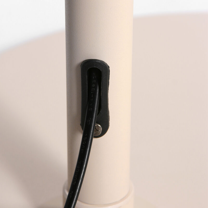 Lámpara beige diseño con pantalla blanca Steinhauer Sparkled Light - Imagen 13
