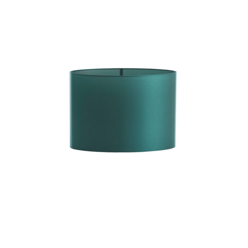 Pantalla de lámpara en forma cilíndrica de color verde Light & Living Imani - H. 32 cm