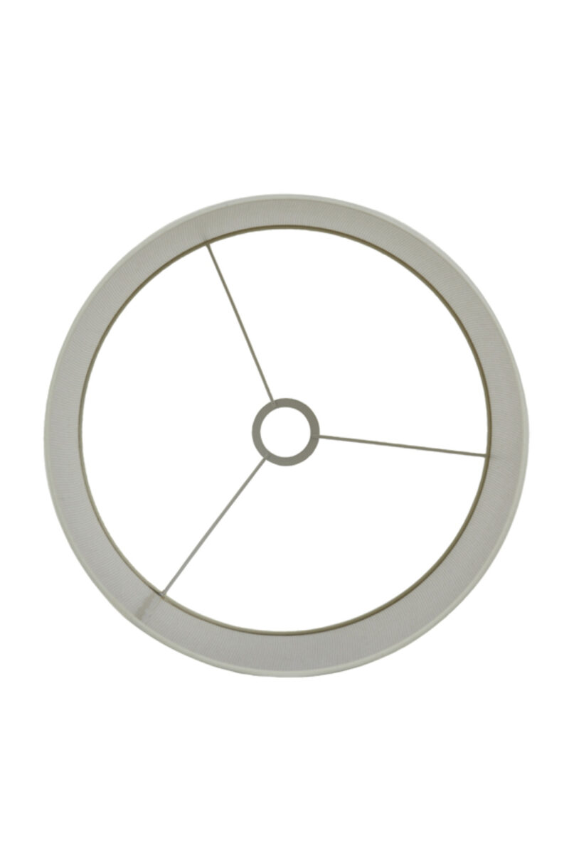 Pantalla de tela beige cilíndrica Light & Living Breska – Ø 25 cm - Imagen 6