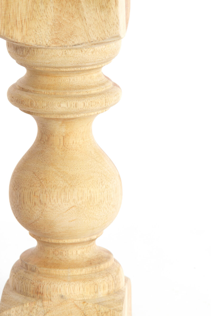 Base de lámpara decorativa de madera Light & Living Cumani - H. 36 cm - Imagen 5