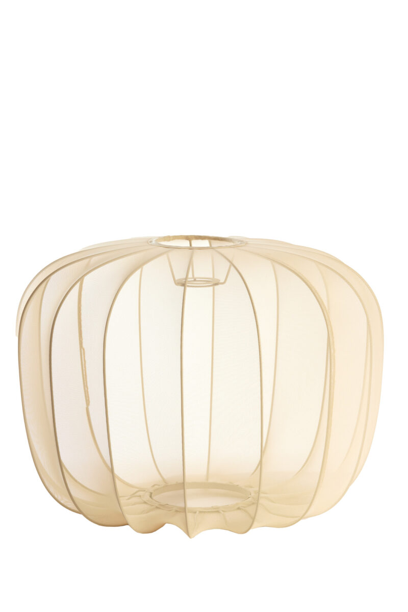 Pantalla de lámpara de tela transparente Light & Living Plumeria - Ø 50 cm - Imagen 2