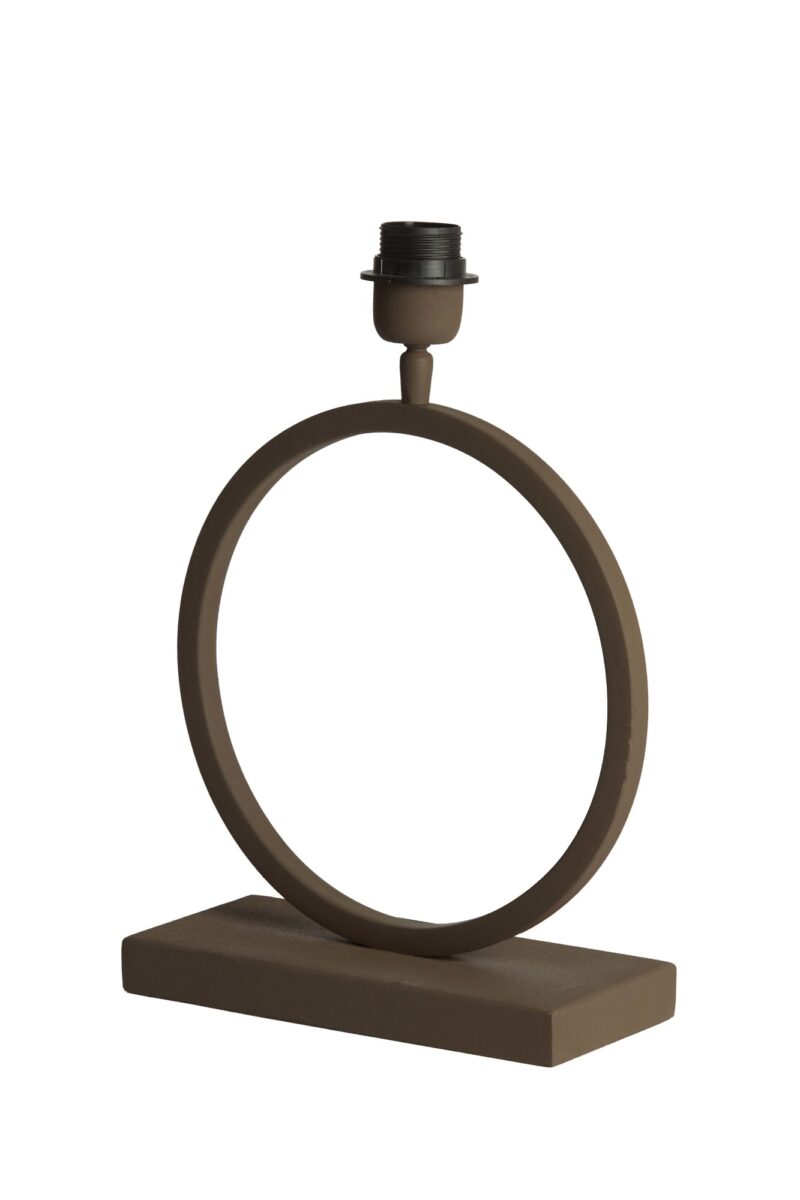 Base de lámpara minimalista en forma de círculo Light & Living Liva - H. 43 cm - Imagen 3