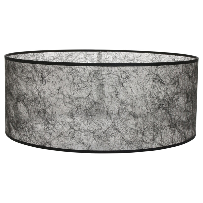 Lámpara minimalista negra con pantalla de tela Anne Lighting Curve - Imagen 5