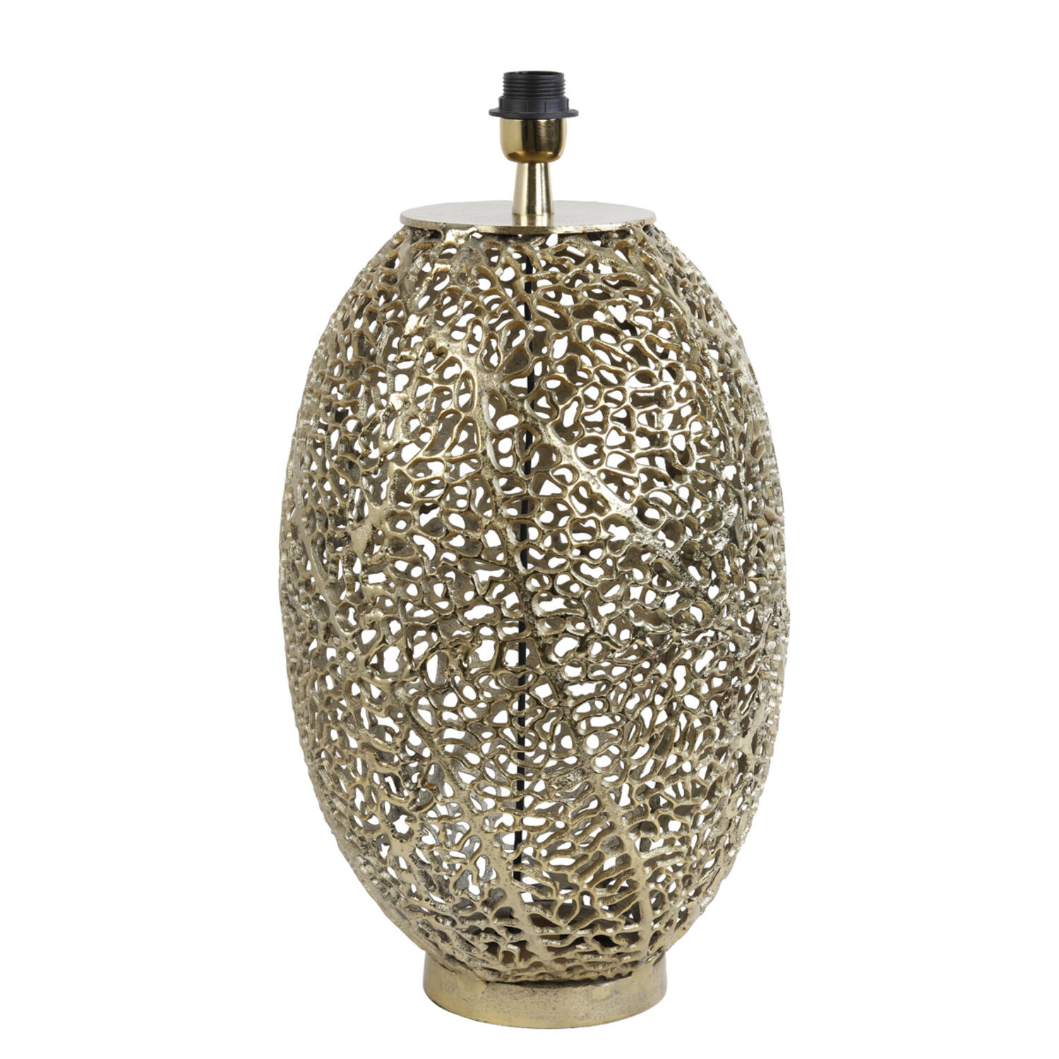 Lámpara de mesa dorada calada Light & Living Sinula – H. 55 cm