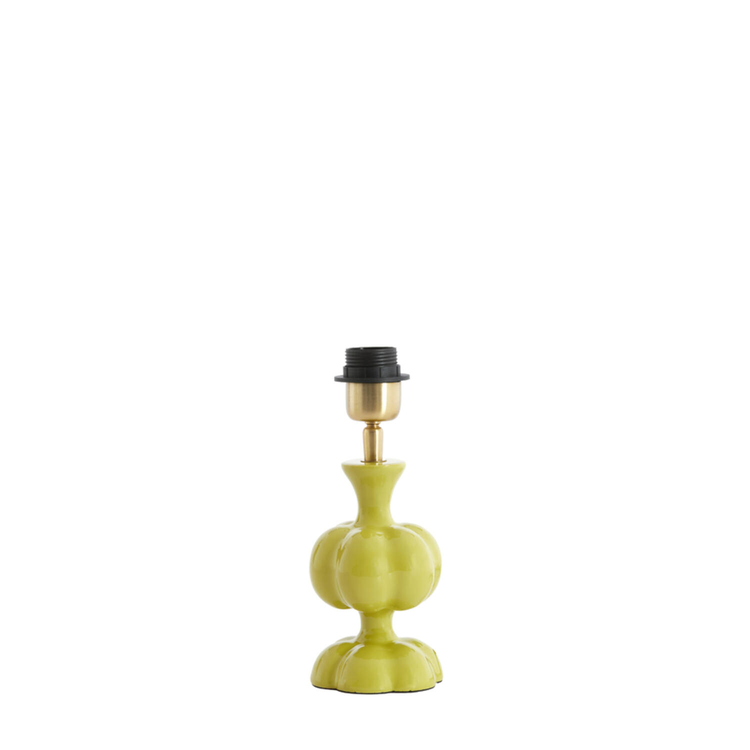 Base de lámpara de color amarillo Light & Living Caldas - H. 20 cm