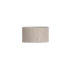 pantalla de lámpara de tela beige en forma de cilindro Light & Living Brandy - H. 28 cm