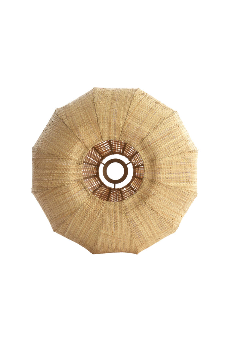 Pantalla de lámpara de ratán trenzado Light & Living Rafika - Ø 40 cm - Imagen 6