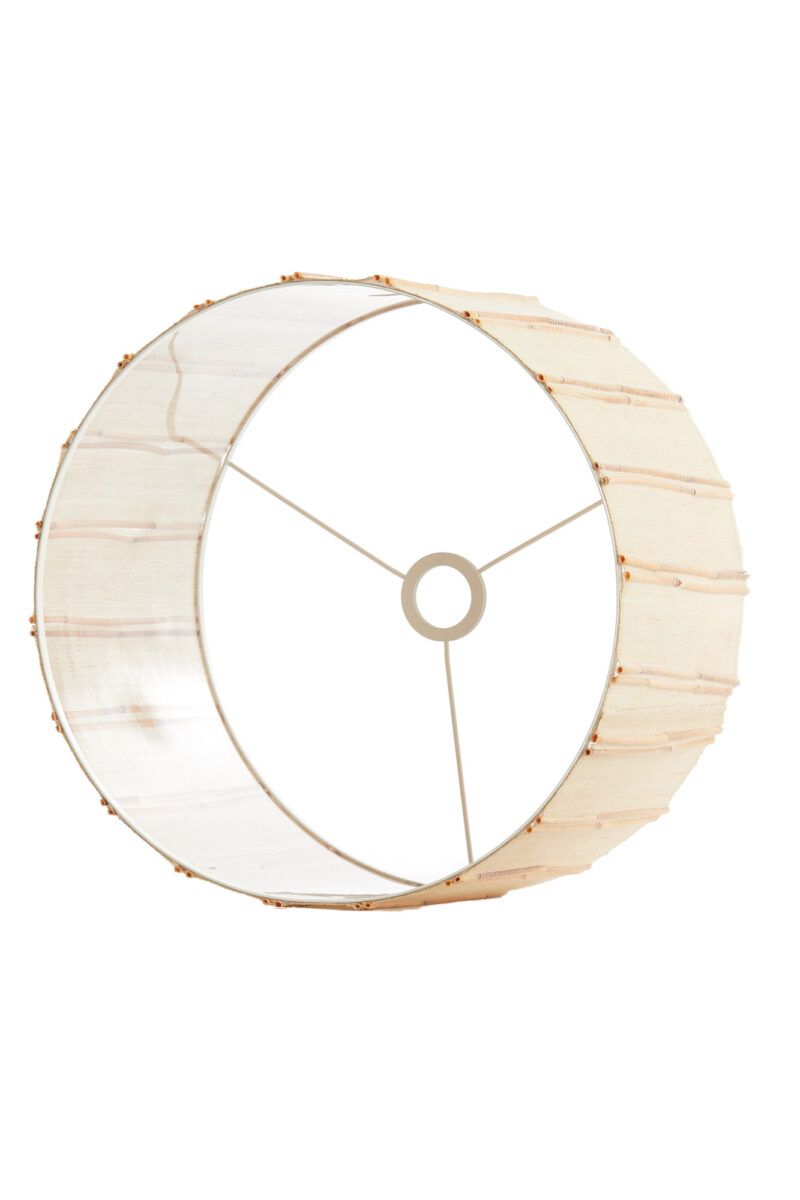 pantalla de lámpara de bambú en forma de cilindro Light & Living Simon - Ø 40 cm - Imagen 6