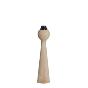 Portalampar de madera en forma de cono Light & Living Festina - H. 40 cm