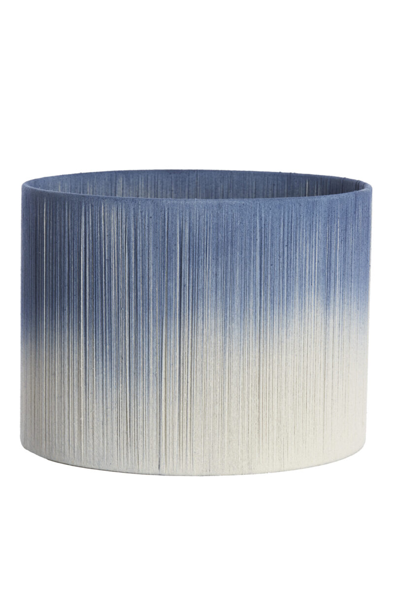 Tela de pantalla de lámpara ombre azul Light & Living Tossa - Ø 40 cm - Imagen 2