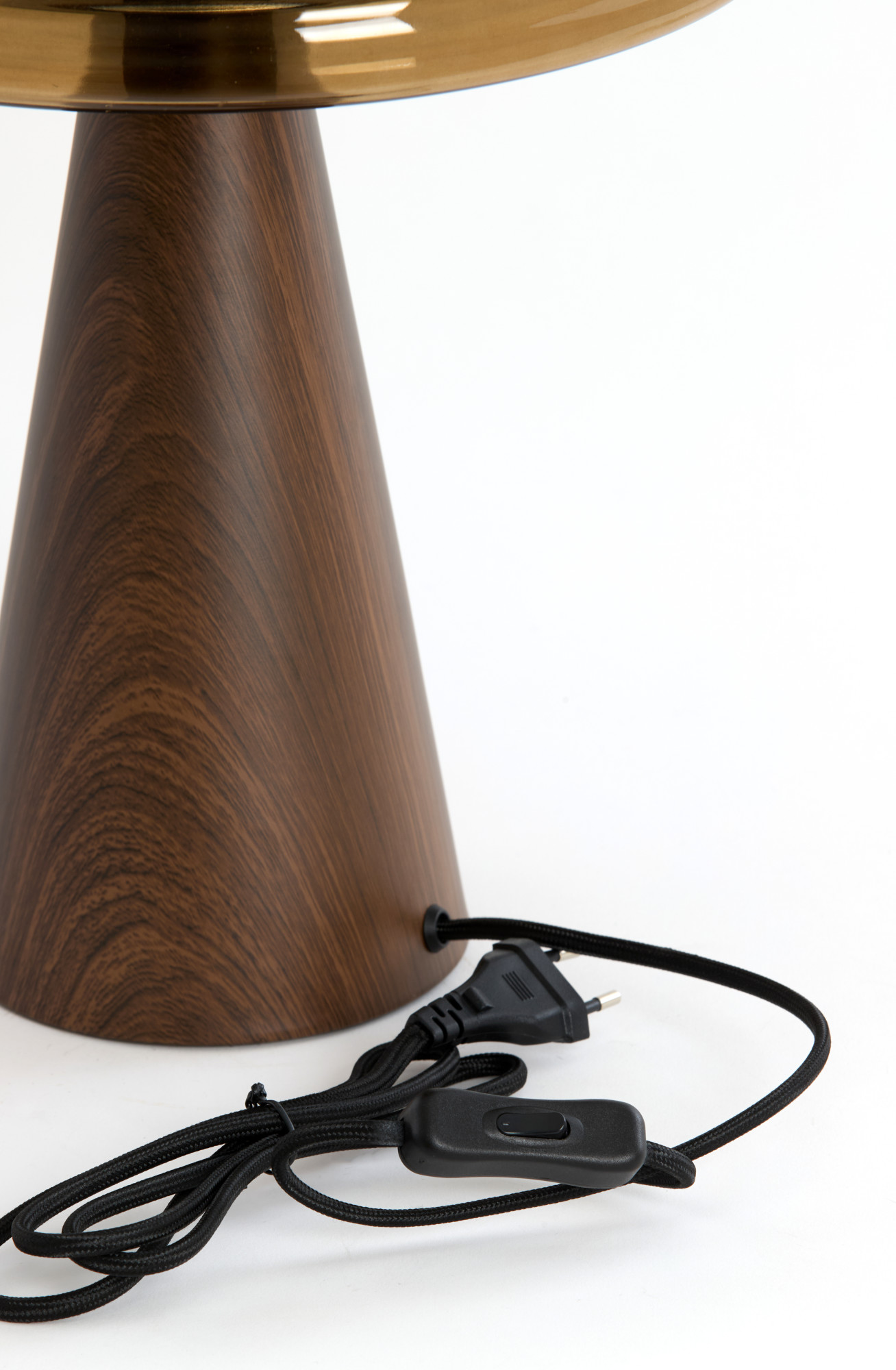 Lámpara vintage marrón de vidrio Light & Living Mueda - Imagen 4