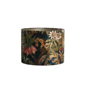 Pantalla de lámpara con patrón floral, forma cilíndrica Light & Living Passion - Ø 40 cm