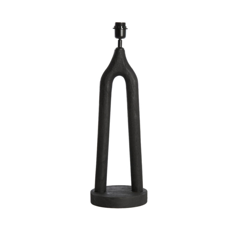 Estructura de madera negra para lámpara de mesa Light & Living Xitta
