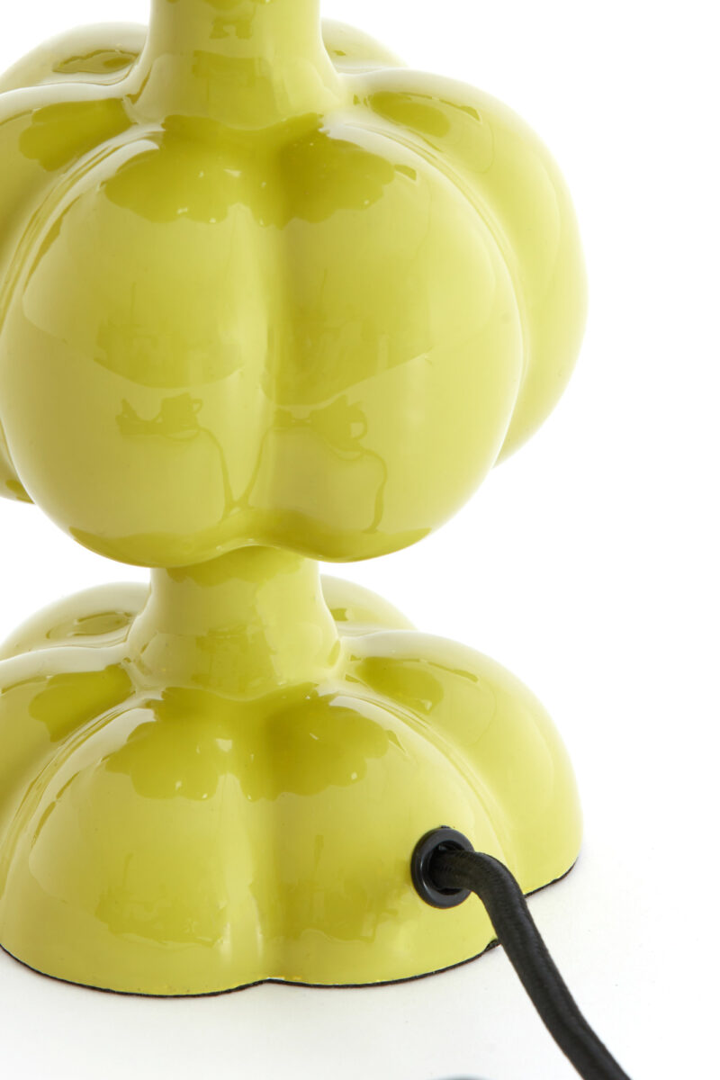 Base de lámpara de color amarillo Light & Living Caldas - H. 20 cm - Imagen 5
