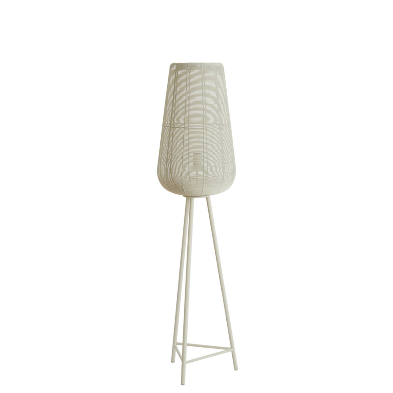 Lámpara de pie blanca de metal Light & Living Adeta – H. 147 cm