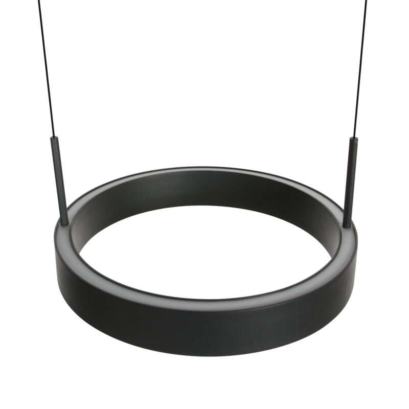 Lámpara de comedor de diseño negra con doble aro Steinhauer Mykty - Imagen 4