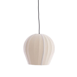 Lámpara colgante de tela color arena Light & Living Zagori - Ø 35 cm