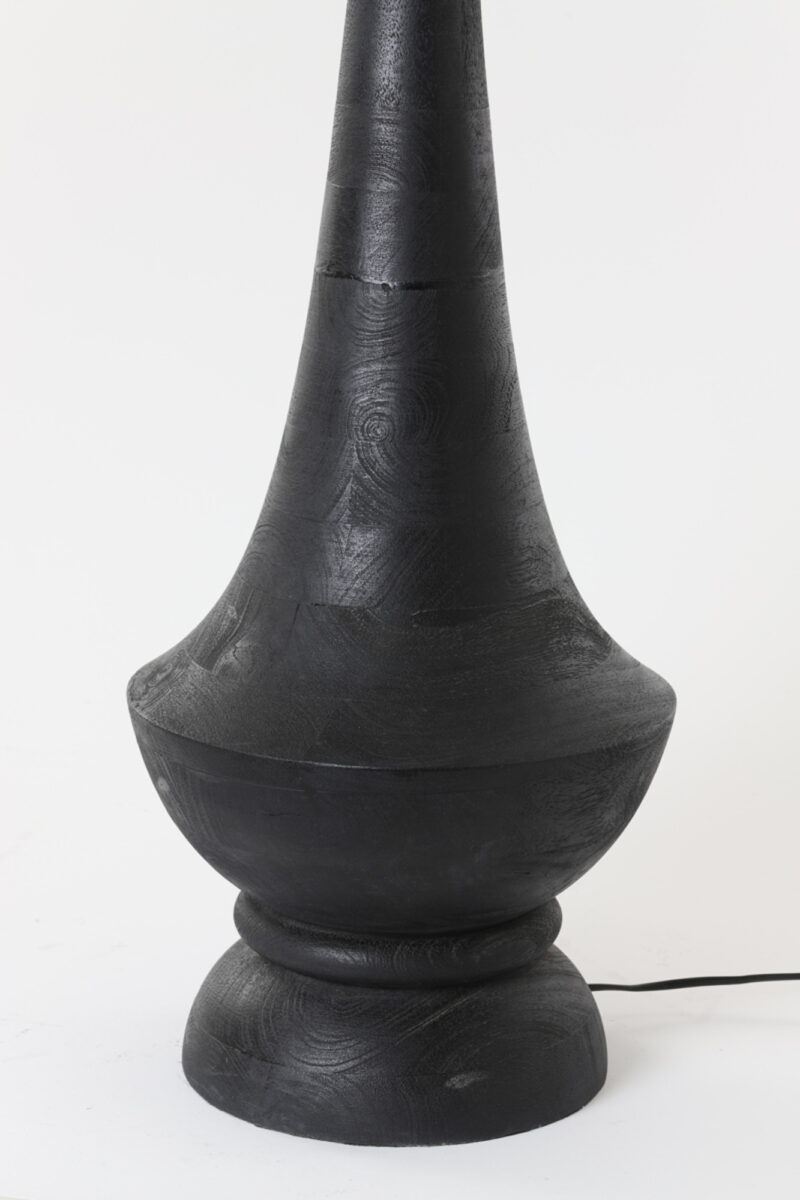 Base de lámpara de mesa negra elegante Light & Living Nicolo - H. 130 cm - Imagen 5