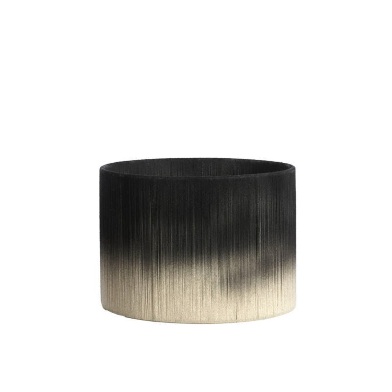 Pantalla de lámpara en ombre blanco y negro Light & Living Tossa - Ø 35 cm
