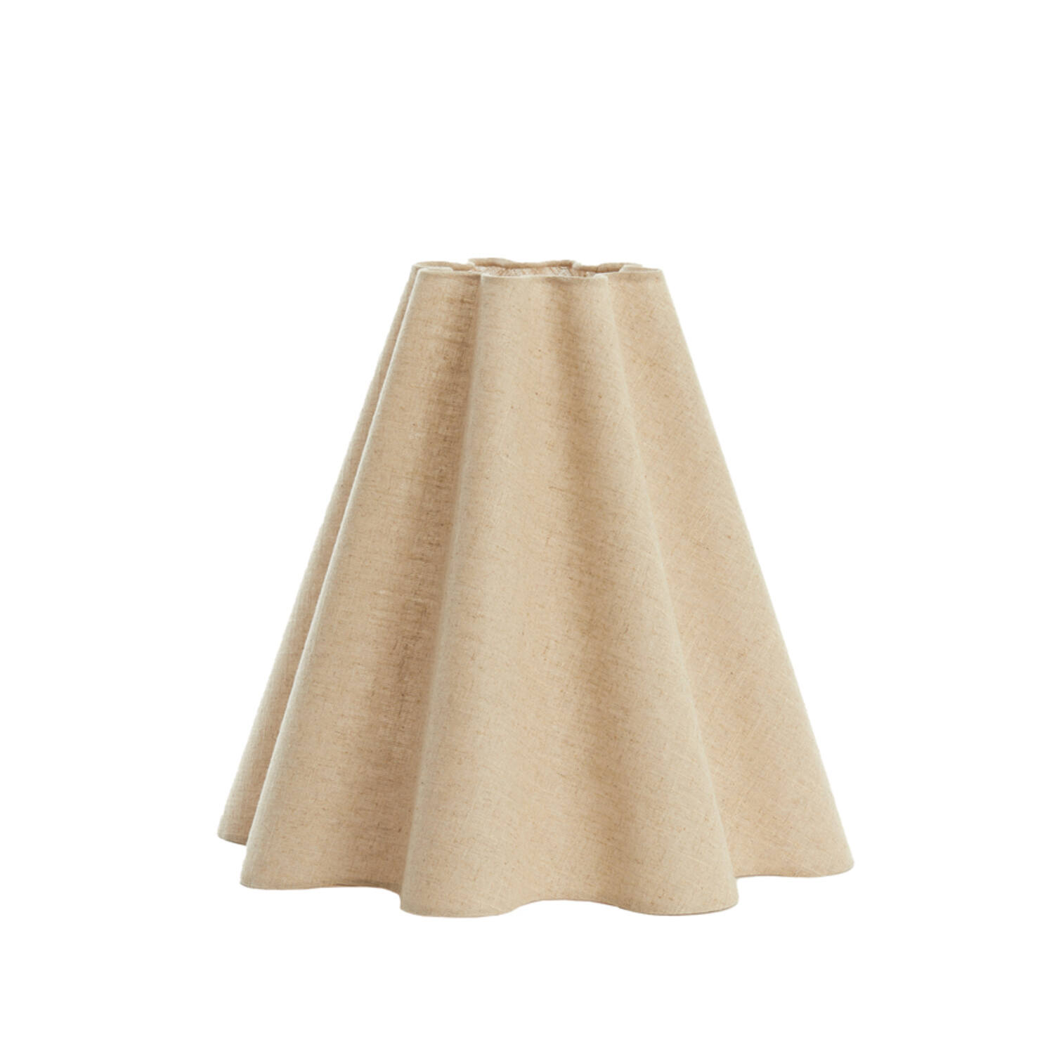 Pantalla de lámpara de tela color beige Light & Living Bezaha - Ø 18,5 cm