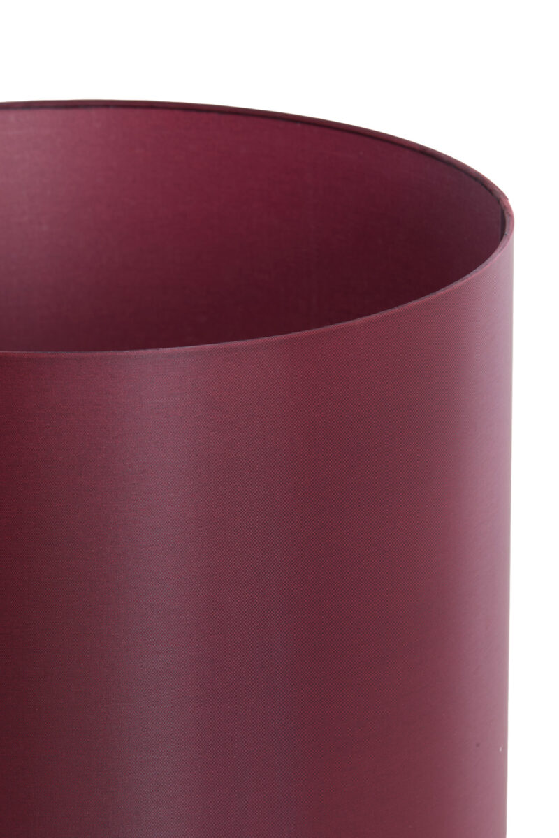 Pantalla de lámpara burdeos de forma cilíndrica Light & Living Imani - Ø 30 cm - Imagen 3