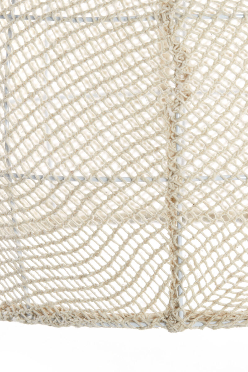 Lámpara tejida beige con aspecto de ratán Light & Living Makassar - Ø 50 cm - Imagen 8