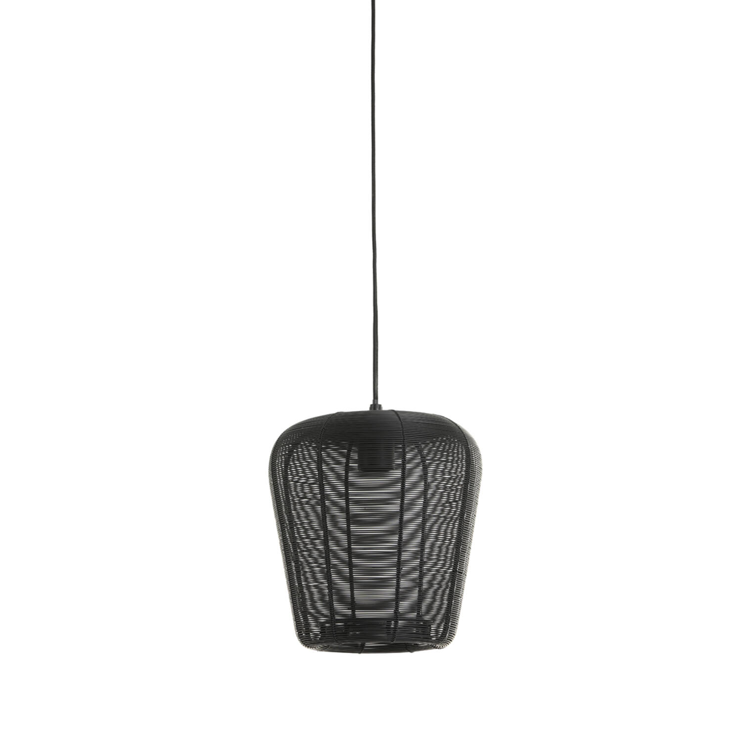 Lámpara negra de alambre estilo actual Light & Living Adeta - Ø 23 cm