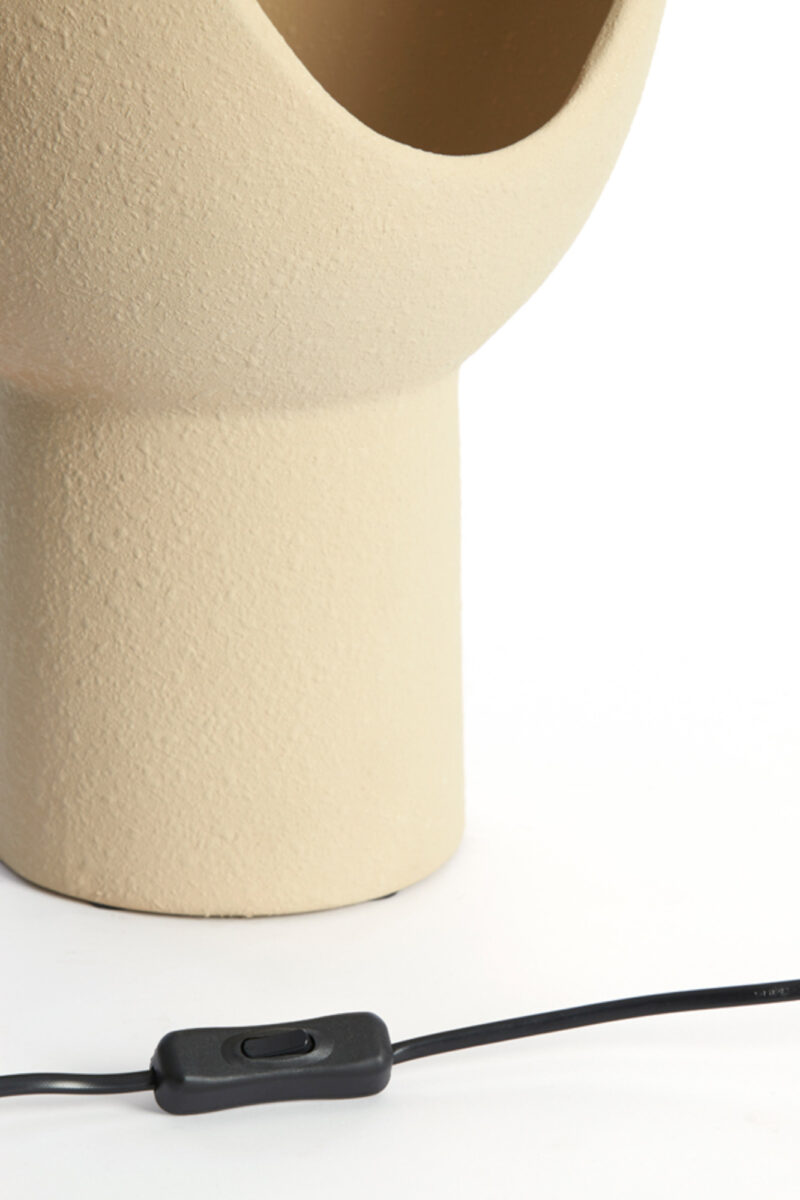 Lámpara de mesa beige estilo moderno Light & Living Monk - H. 46 cm - Imagen 7
