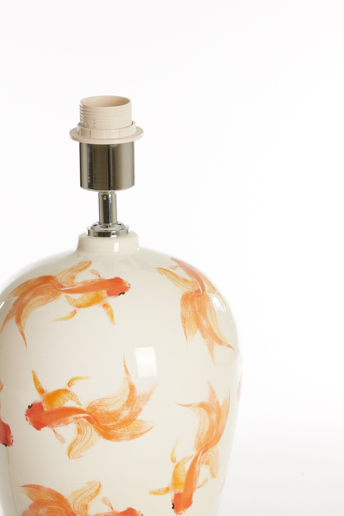 Lámpara de mesa de cerámica con peces de colores Light & Living Fish - Imagen 3