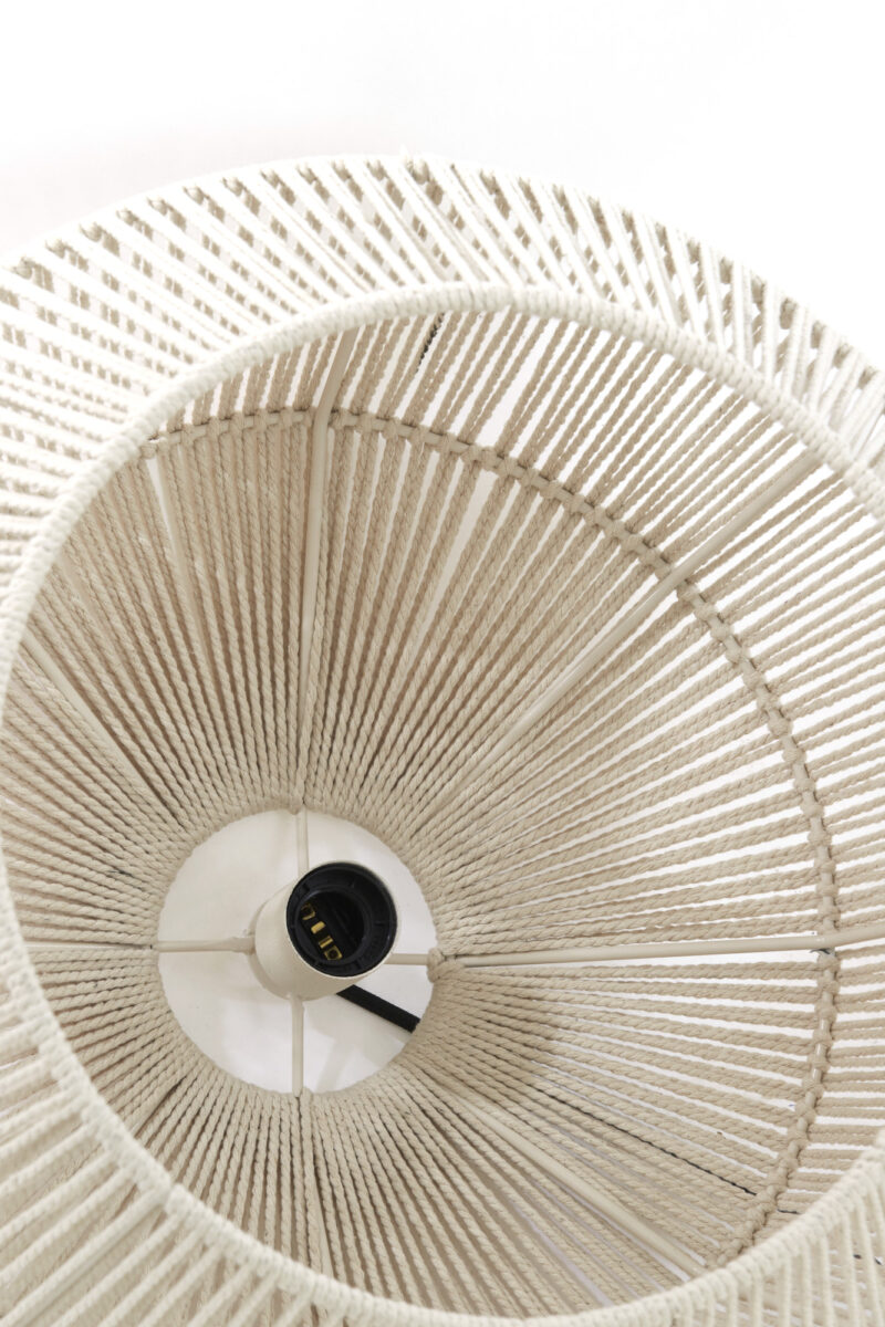 Lámpara de alambre en color crema Light & Living Deya - Ø 49 cm - Imagen 7