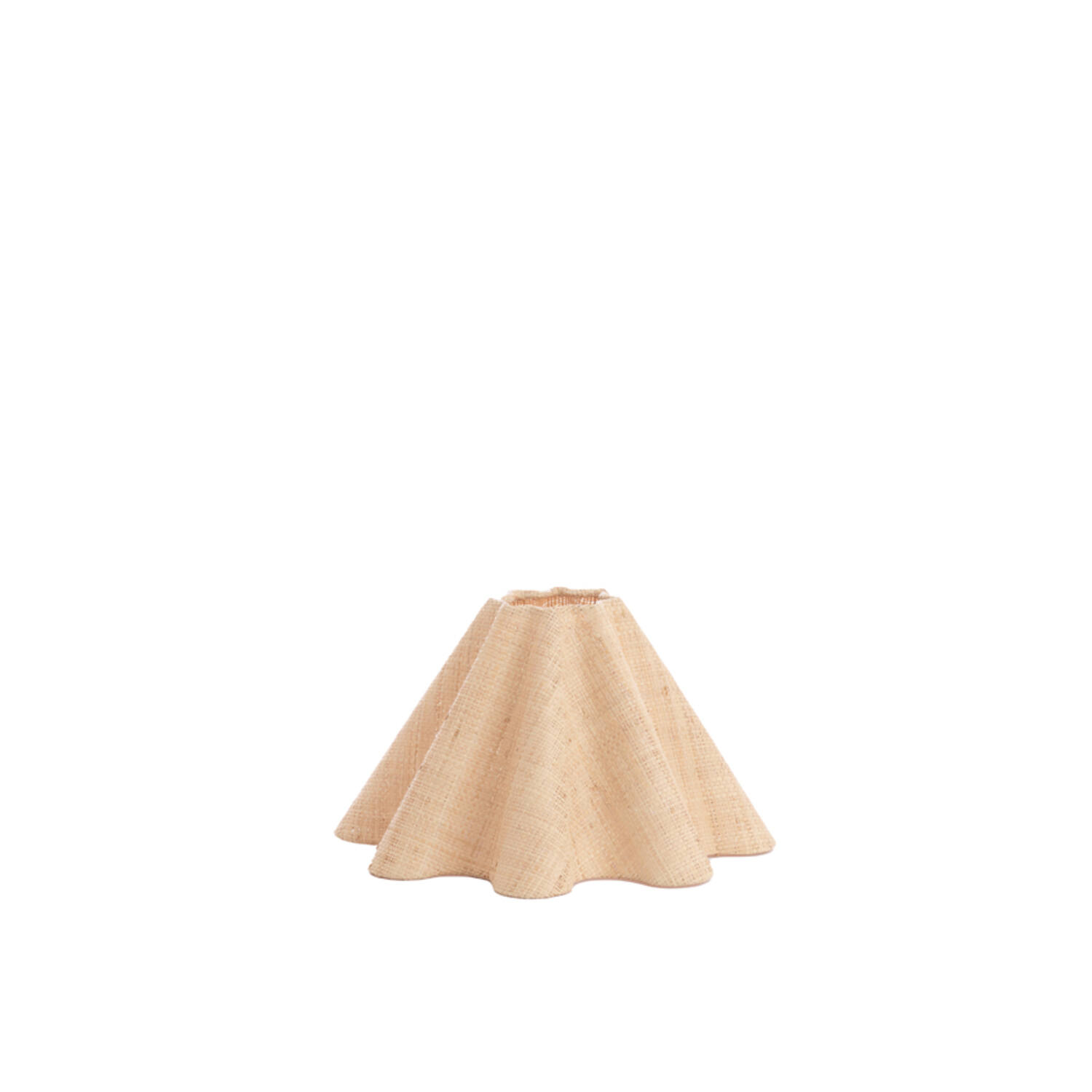 Pantalla trenzada color beige Light & Living Bezaha – Ø 18,5 cm